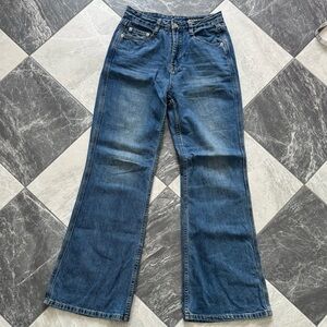 Mo&Co Jeans - Straight Cotton Denim - Size 27 - EUC - Medium Blue Wash